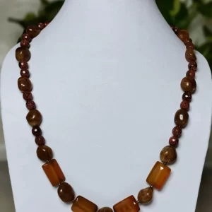 Golden Grace - DN0128 - 18" of gorgeous Aventurine and Sun Stone beads and tumbles